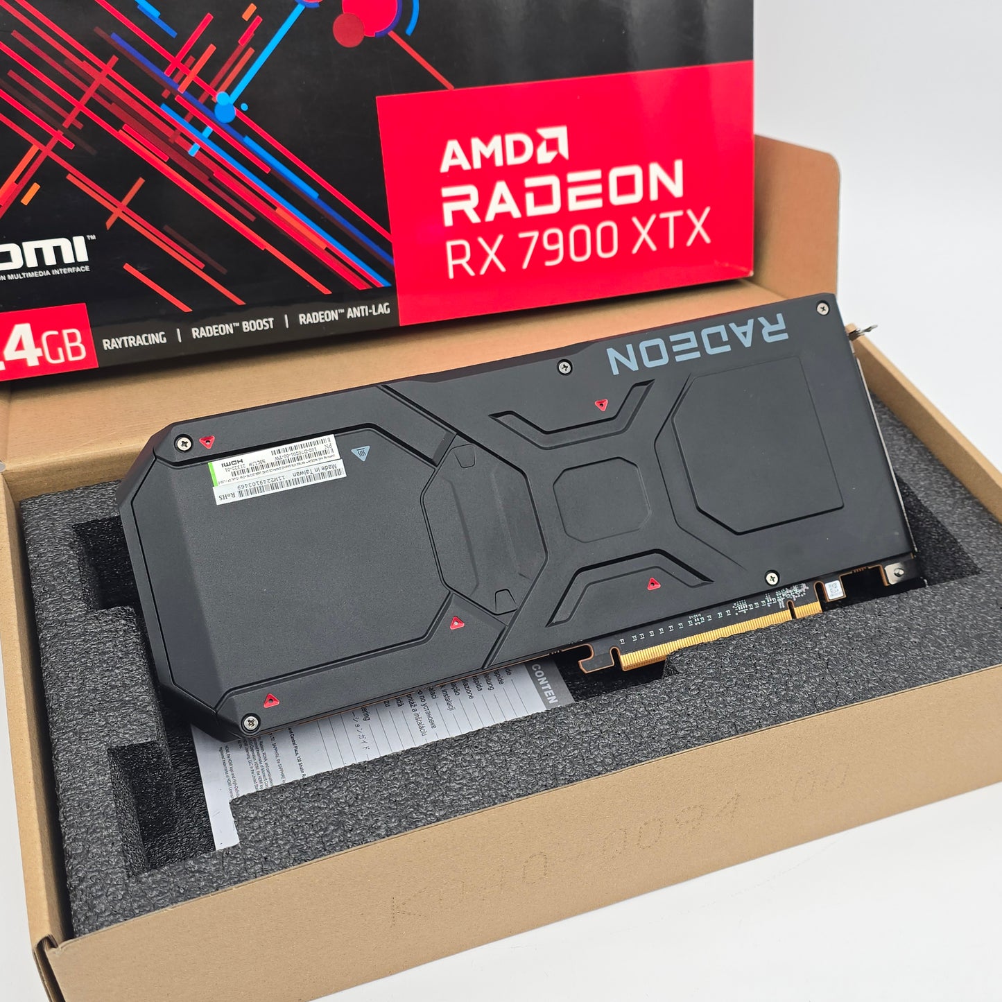 RX 7900 XTX Reference Model Sapphire 24GB, AMD Radeon Gaming Graphics Card GPU, 7900XTX