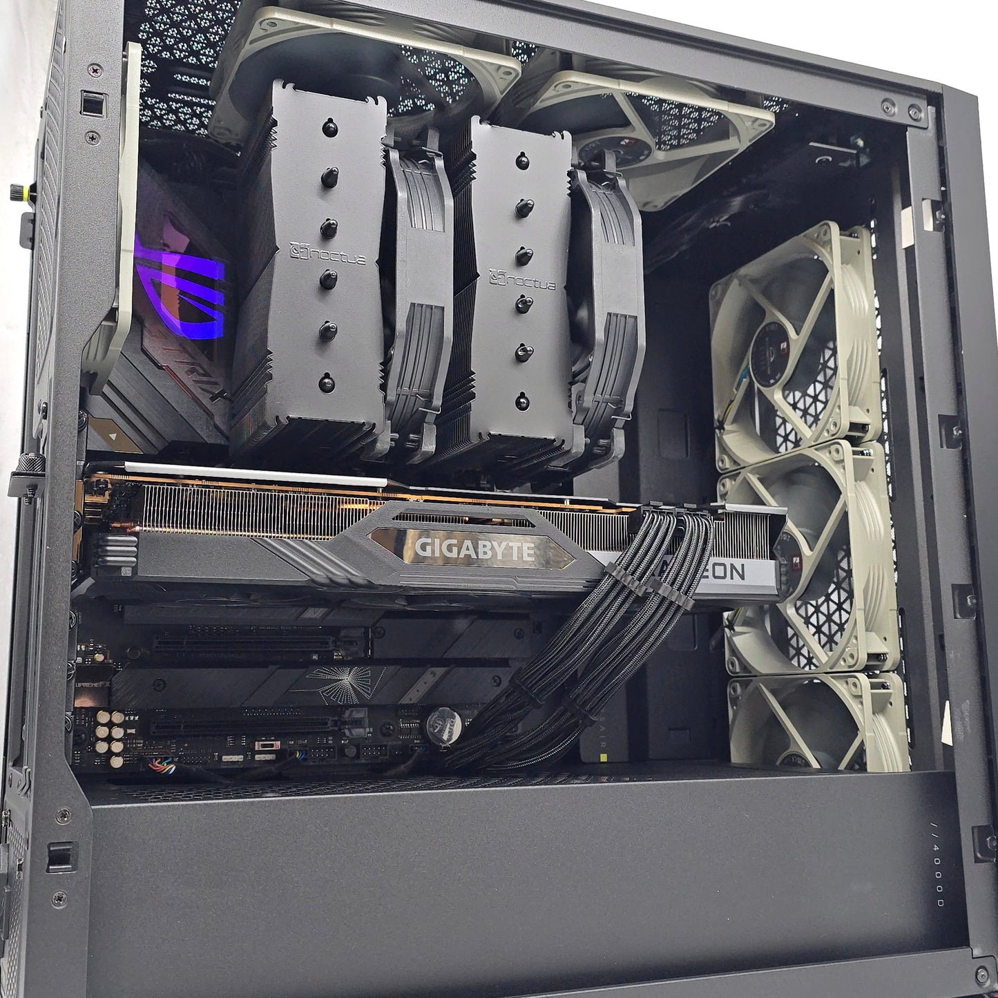 RX 7900 XTX, Intel i9-13900K, 32GB DDR5, 6TB NVMe SSD, Custom Black Noctua Gaming PC
