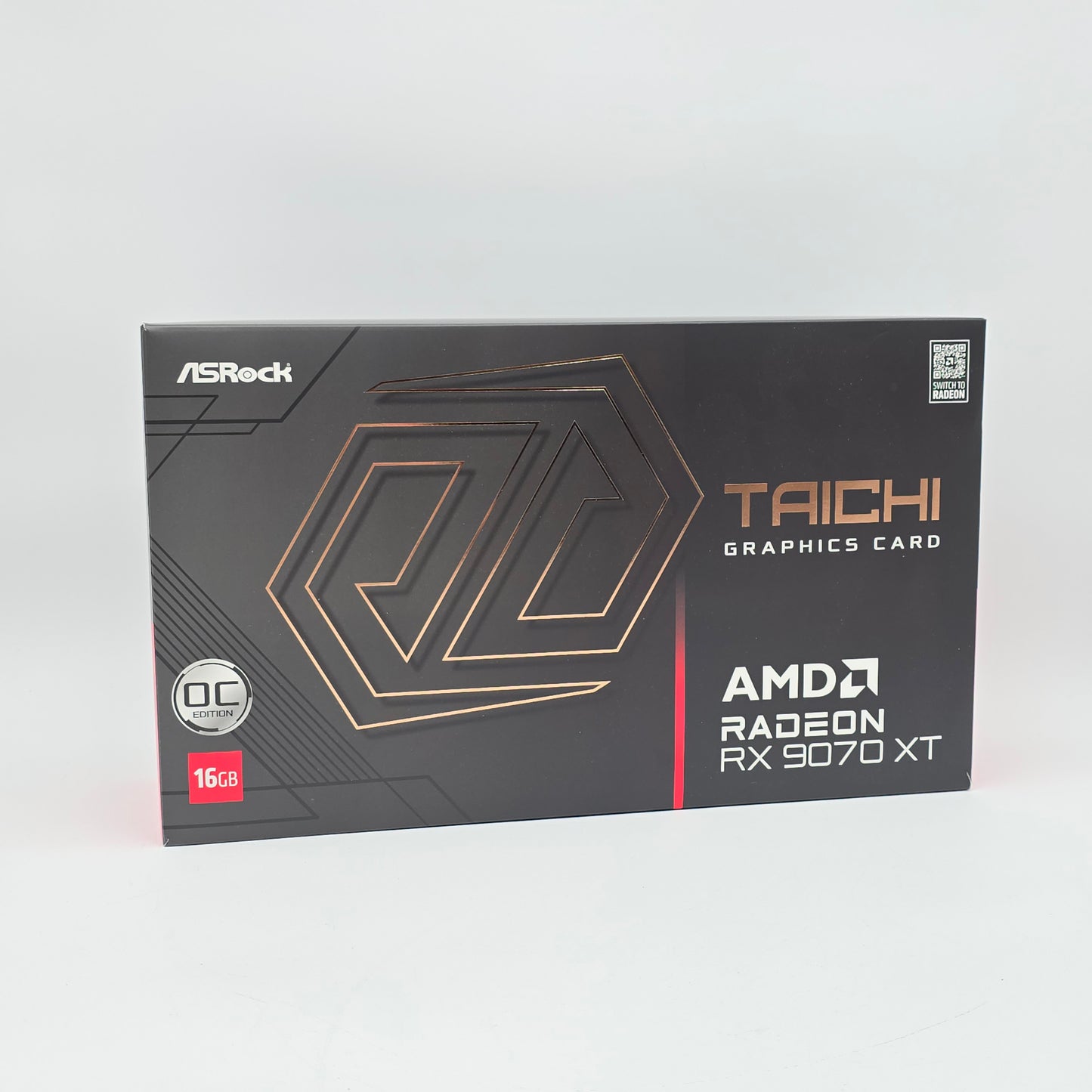 RX 9070 XT ASRock Taichi OC 16GB, AMD Radeon Gaming Graphics Card GPU, 9070XT