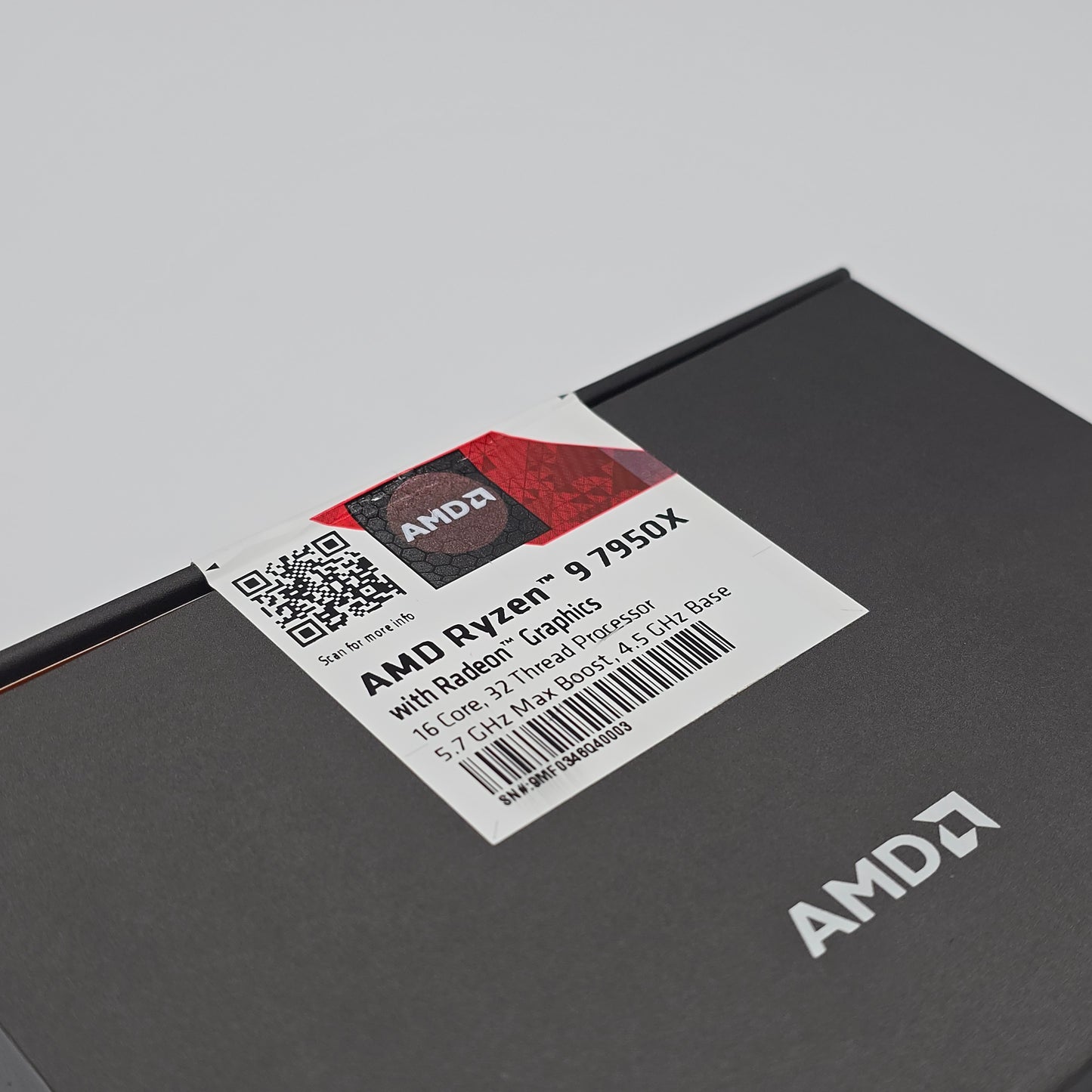 Ryzen 9 7950X, AMD Socket AM5 Gaming Processor CPU, New Sealed