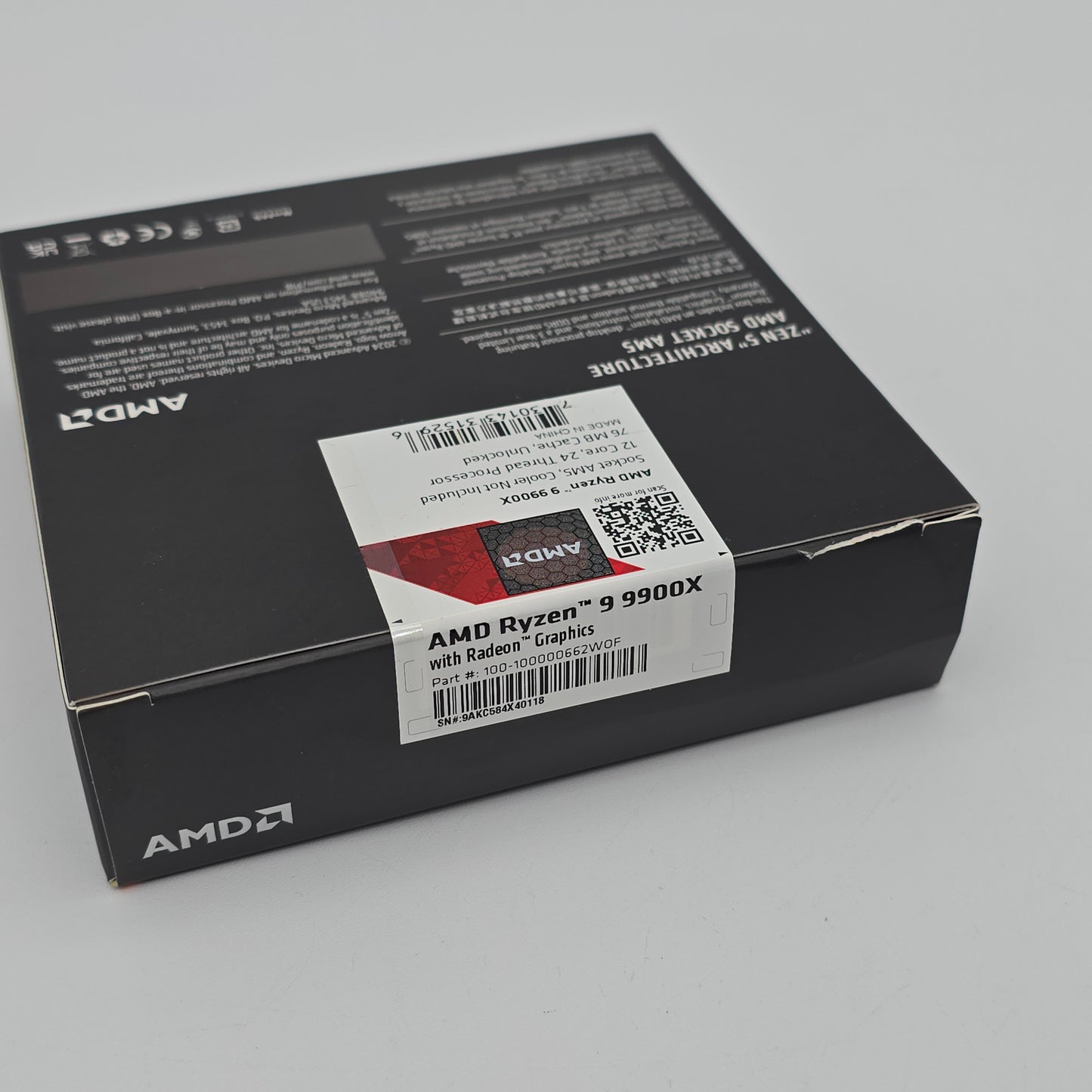 Ryzen 9 9900X, Socket AM5 AMD Gaming CPU Processor