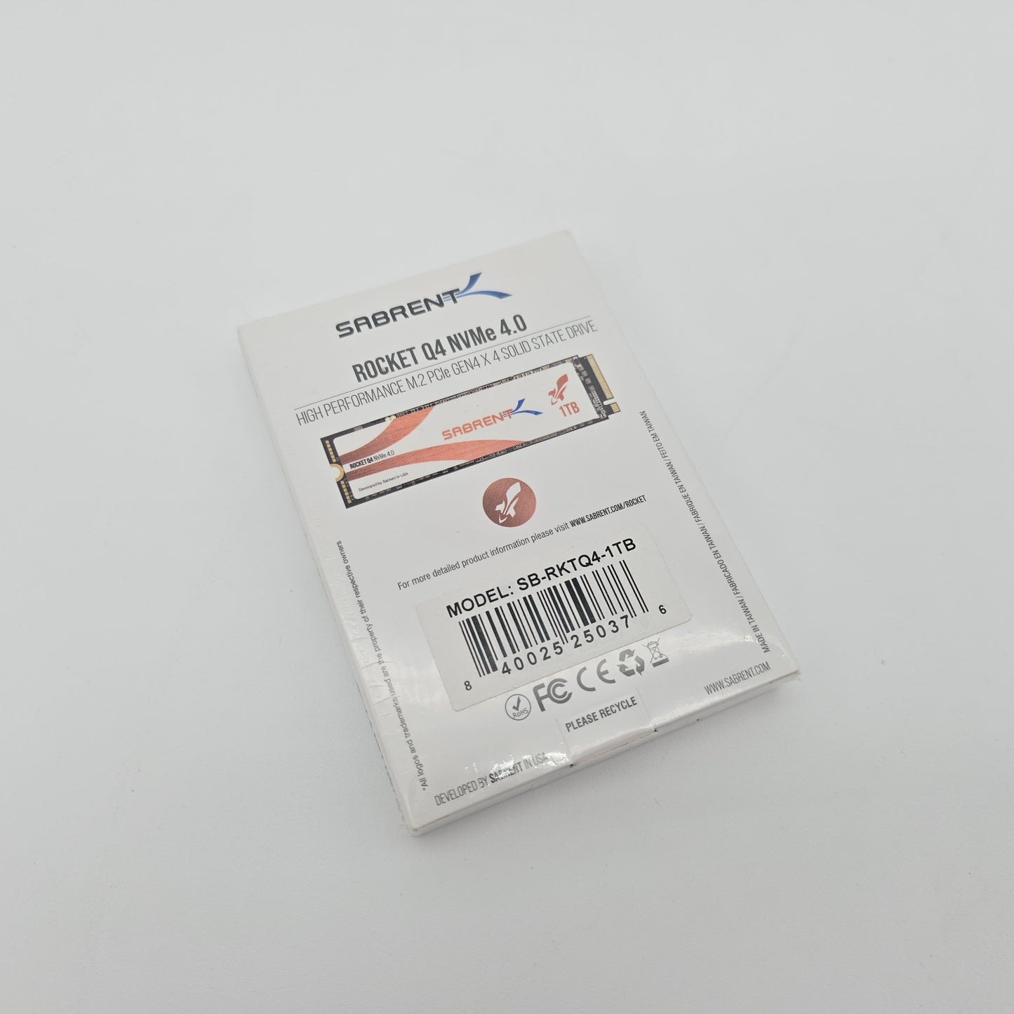 1TB Sabrent Rocket Q4 NVMe SSD, Gen 4 PCIe NVMe SSD, Brand New Sealed