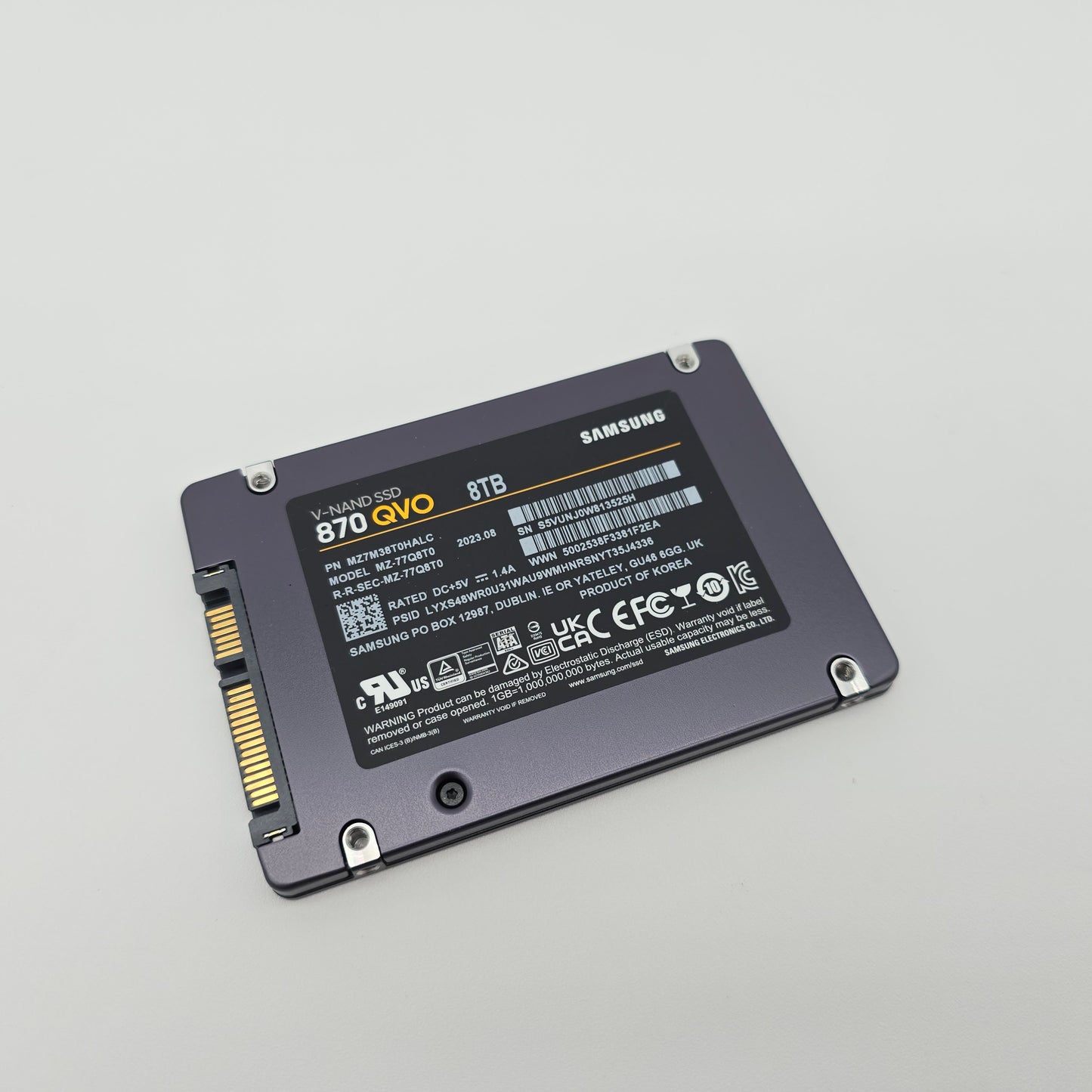 8TB Samsung 870 QVO SATA SSD
