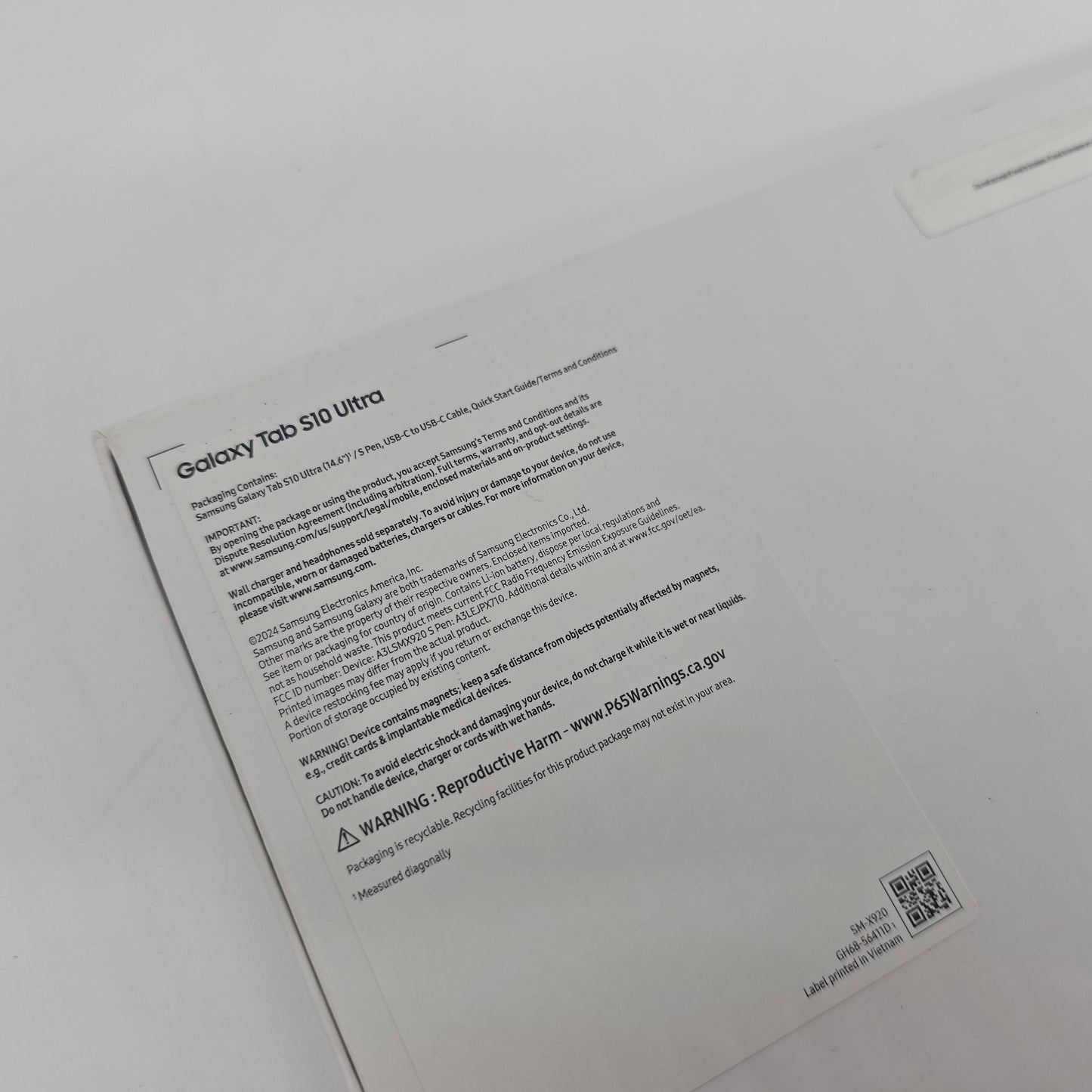 Samsung Galaxy S10 Ultra, 256GB, 14.6", Platinum Silver, Brand New