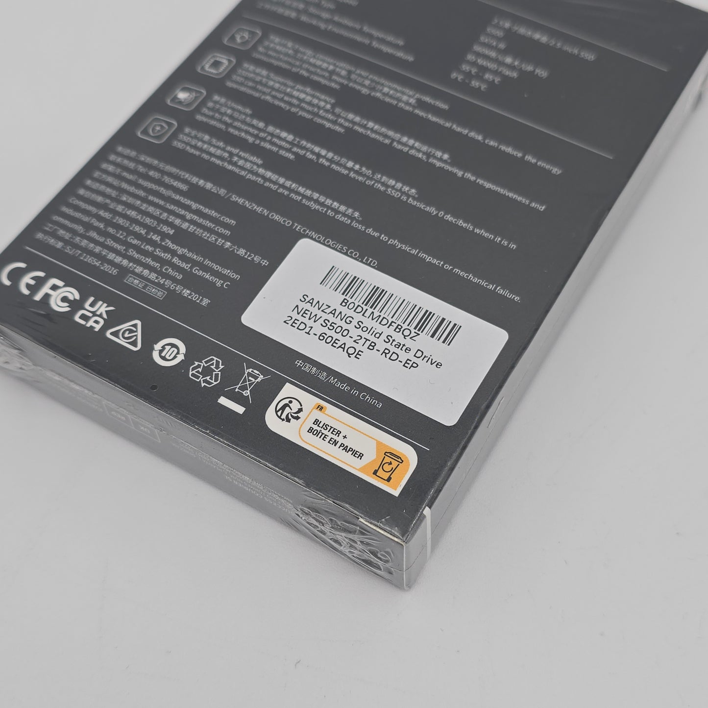 2TB SATA SSD 2.5" Solid State Drive, San Zang Master, Sealed