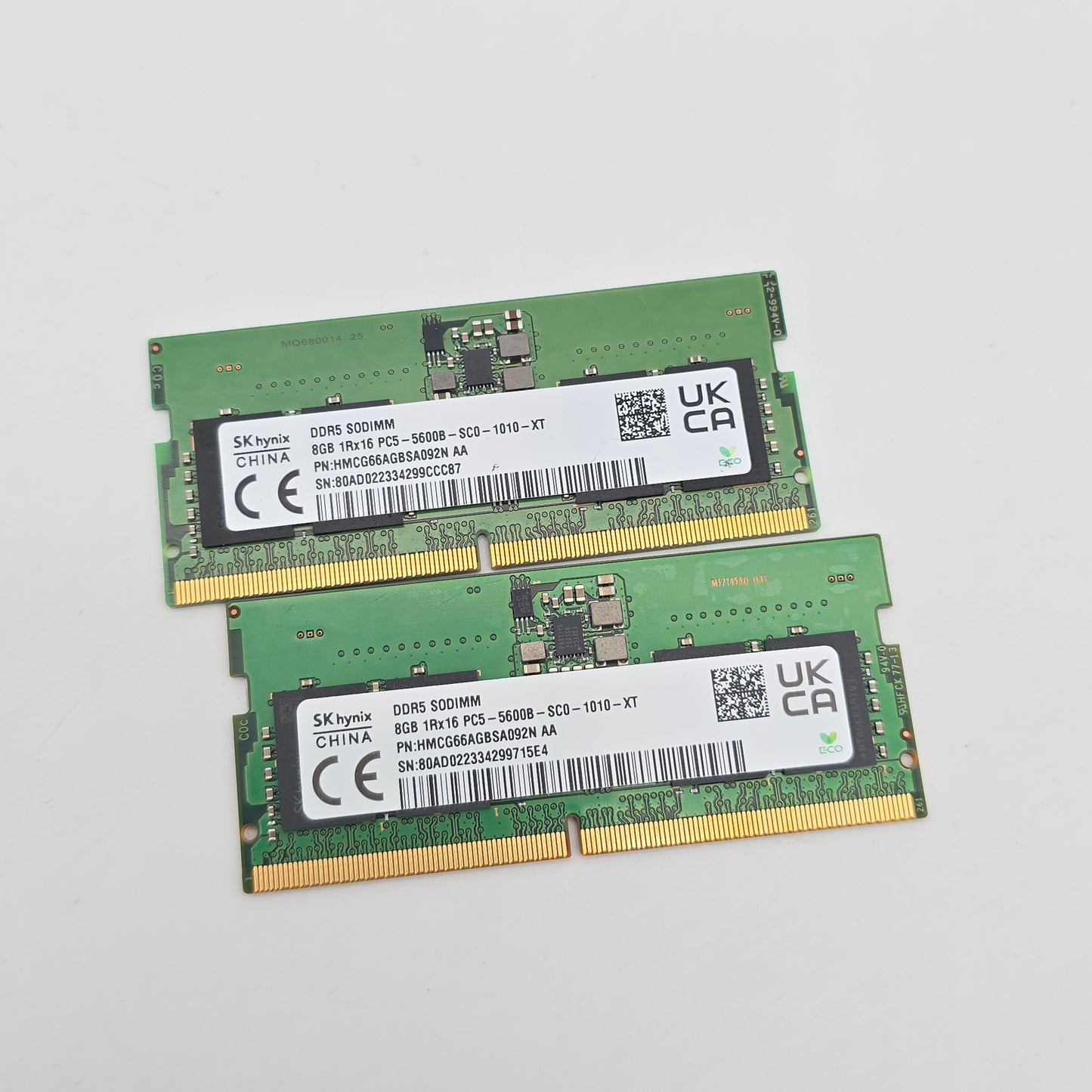 SK Hynix 16GB DDR5, 5600MHz, SODIMM Laptop Memory RAM (2x8GB)