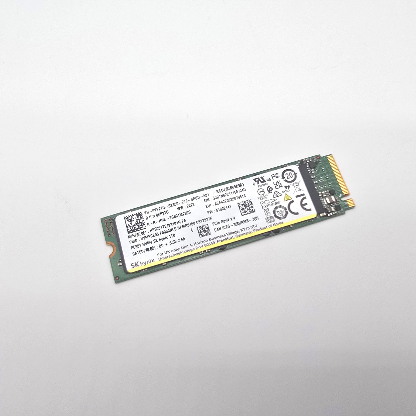 SK Hynix 1TB, NVMe SSD Storage