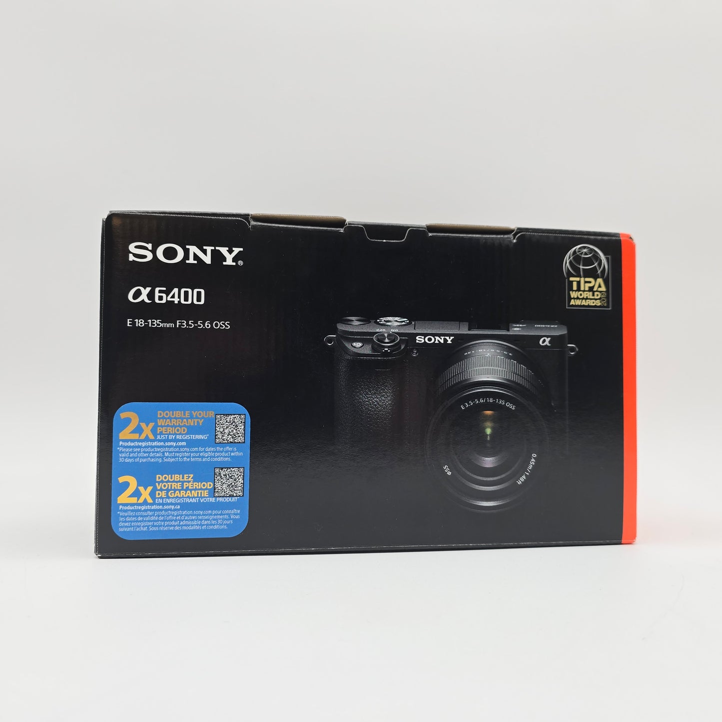 Sony Alpha a6400 Mirrorless Camera, Auto-Focus, 4k Video, Flip Screen, w/18-135mm Lens