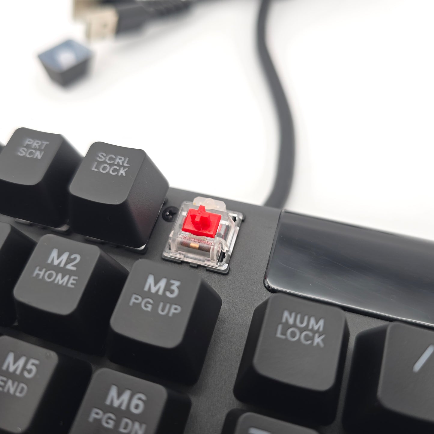 Steelseries Apex Pro Mechanical Gaming Keyboard, Cherry MX Red Switches, OLED Screen