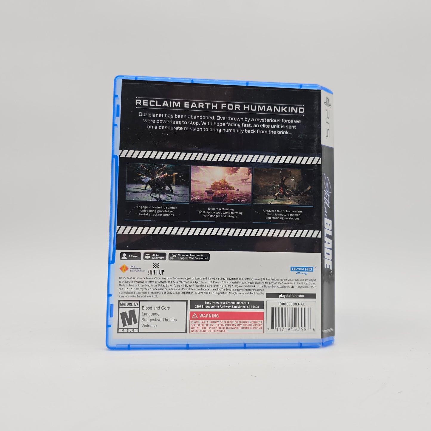 Stellar Blade for Playstation 5, PS5 Disk Edition, Complete with Case