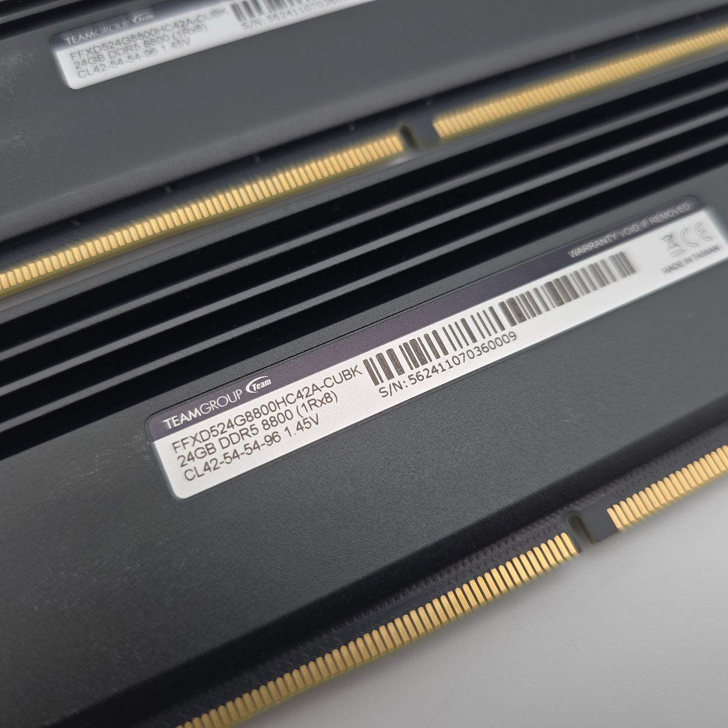 Teamgroup Xtreem Narvik Black 48GB DDR5 RAM, 8800MHz, 2x24GB CL42-54-54-96 Desktop Memory