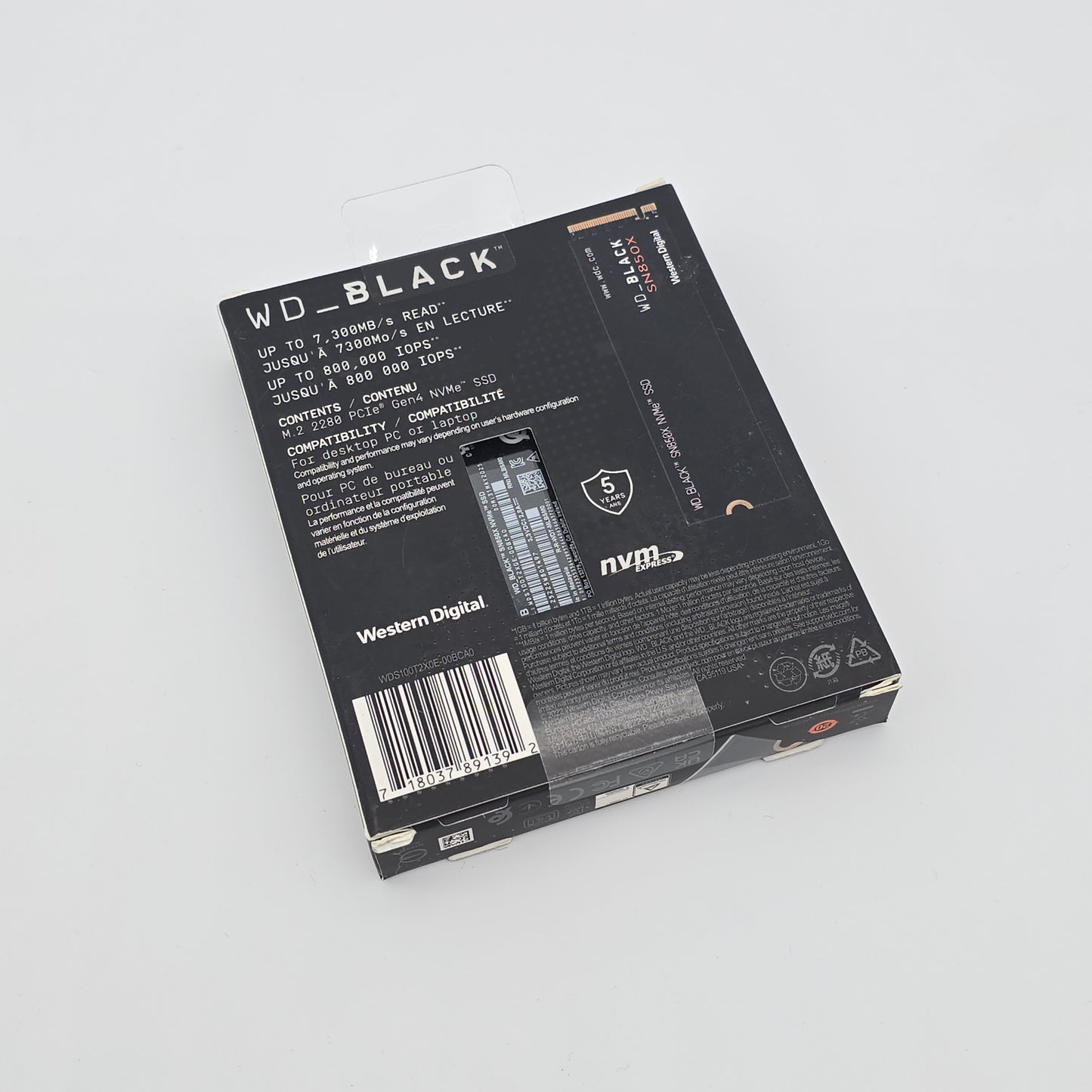 WD_Black SN850X 1TB NVMe Internal Gaming SSD Solid State Drive, Gen4 PCIe, M.2 2280