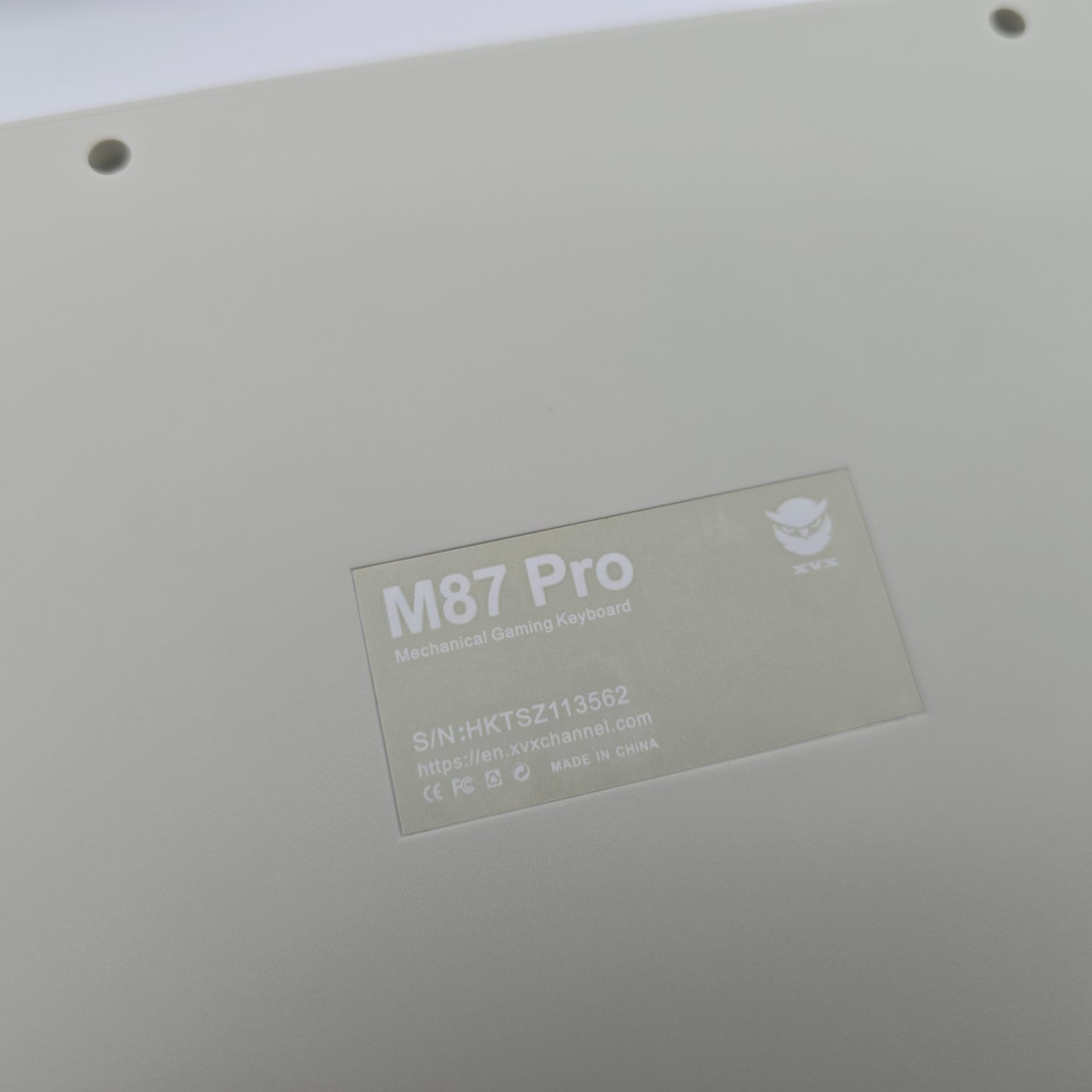 Womier Retro M87 Pro Wireless Mechanical Gaming Keyboard, OLED Screen, Outemu White Switches