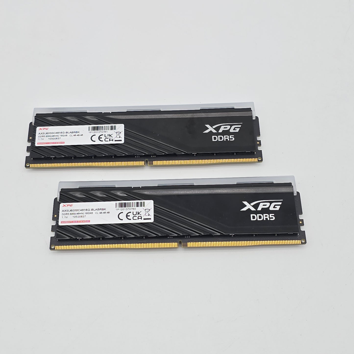 XPG Lancer Blade RGB 32GB DDR5, 6000MHz, CL48, Desktop Gaming Memory RAM (2x16GB)