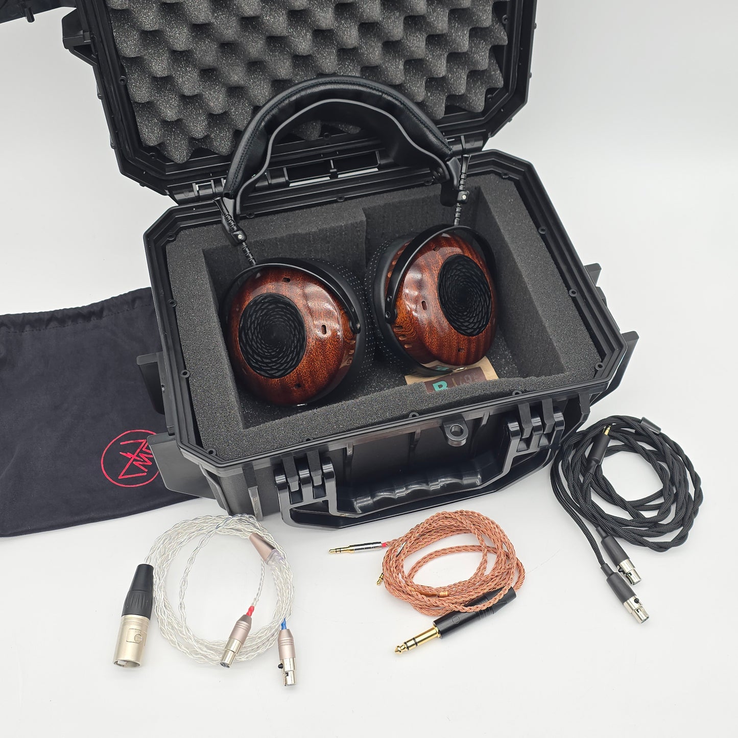 ZMF Verite Open Back Headphones, 300 OHM, Magnesium Chassis, Sapele Finish