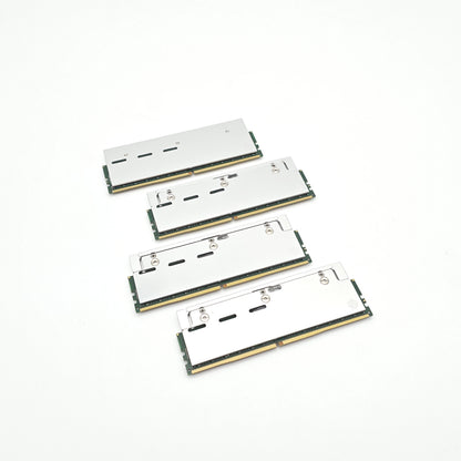 128GB ADATA DDR5 RAM, 4x32GB, 4800MHz ECC RDIMM Desktop Workstation Memory with Silver Bitspower DDR5 Memory Heatsink