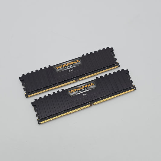 Corsair Vengeance 16GB DDR4 RAM, 2x8GB Memory, 3200MHz CL18-22-22-42, Black