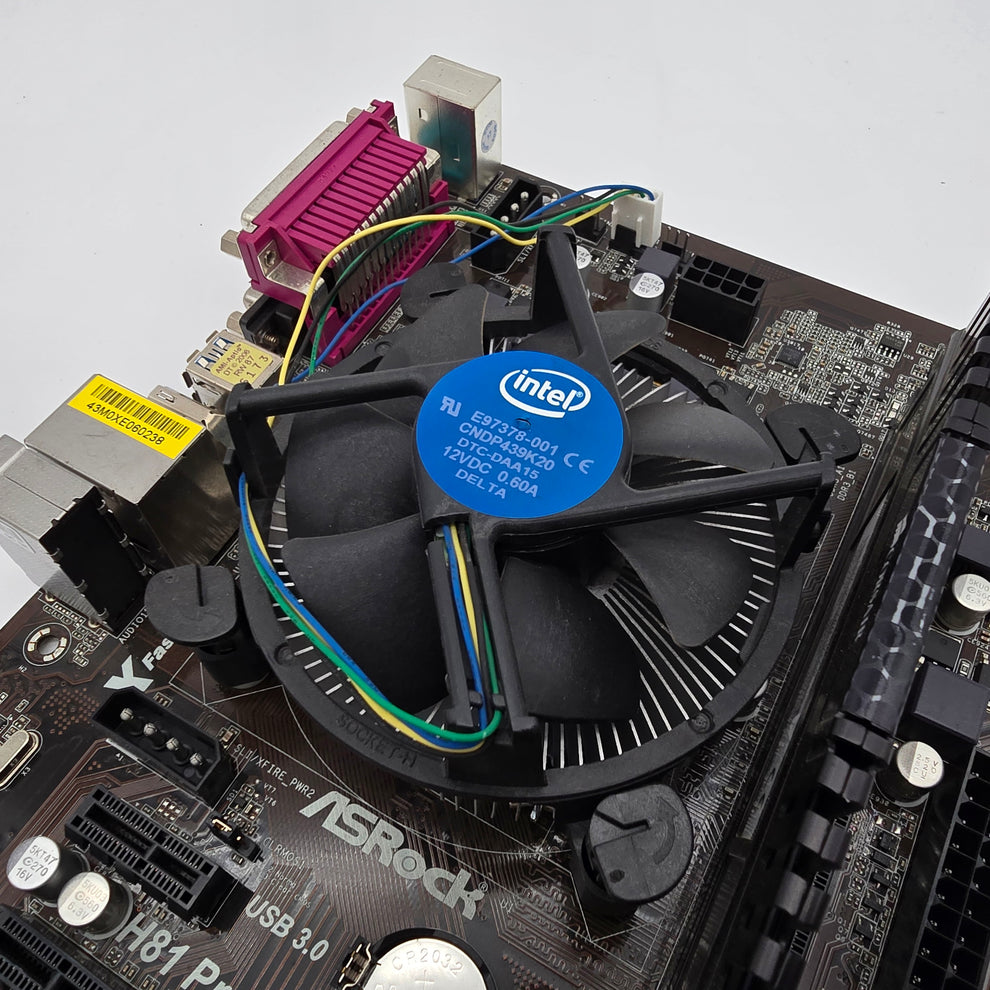 Ventilateur Processeur Intel Pour Carte Mère Asrock H81 Pro BTC - Socket 1155