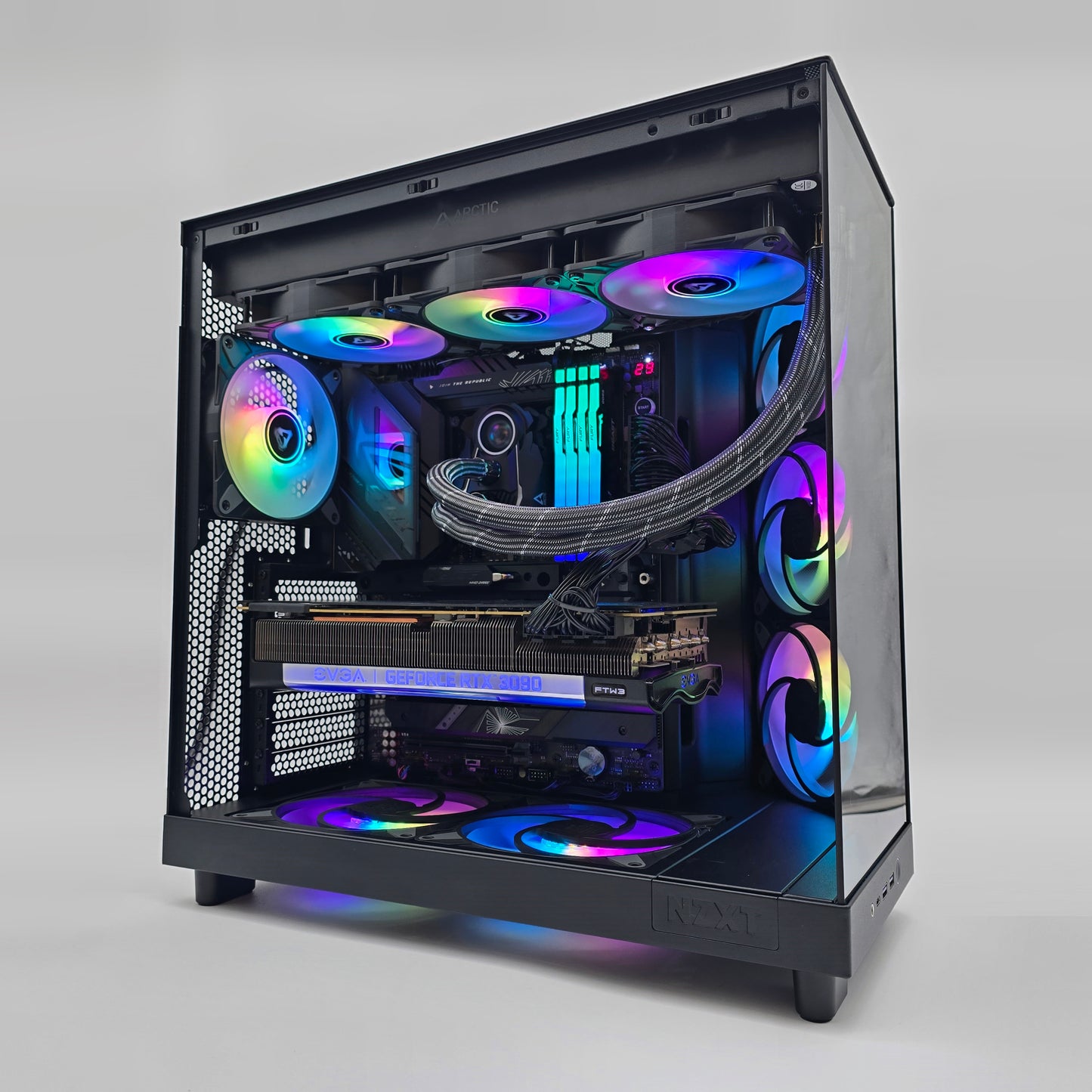 RTX 3090, Intel i9-12900K, 64GB DDR5, 1300W PSU, Custom Prebuilt Liquid Cooled Gaming PC