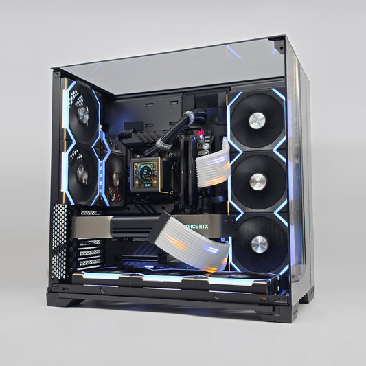 RTX 5080, Ryzen 9800X3D, 64GB DDR5, Custom LCD Liquid Cooled Gaming PC