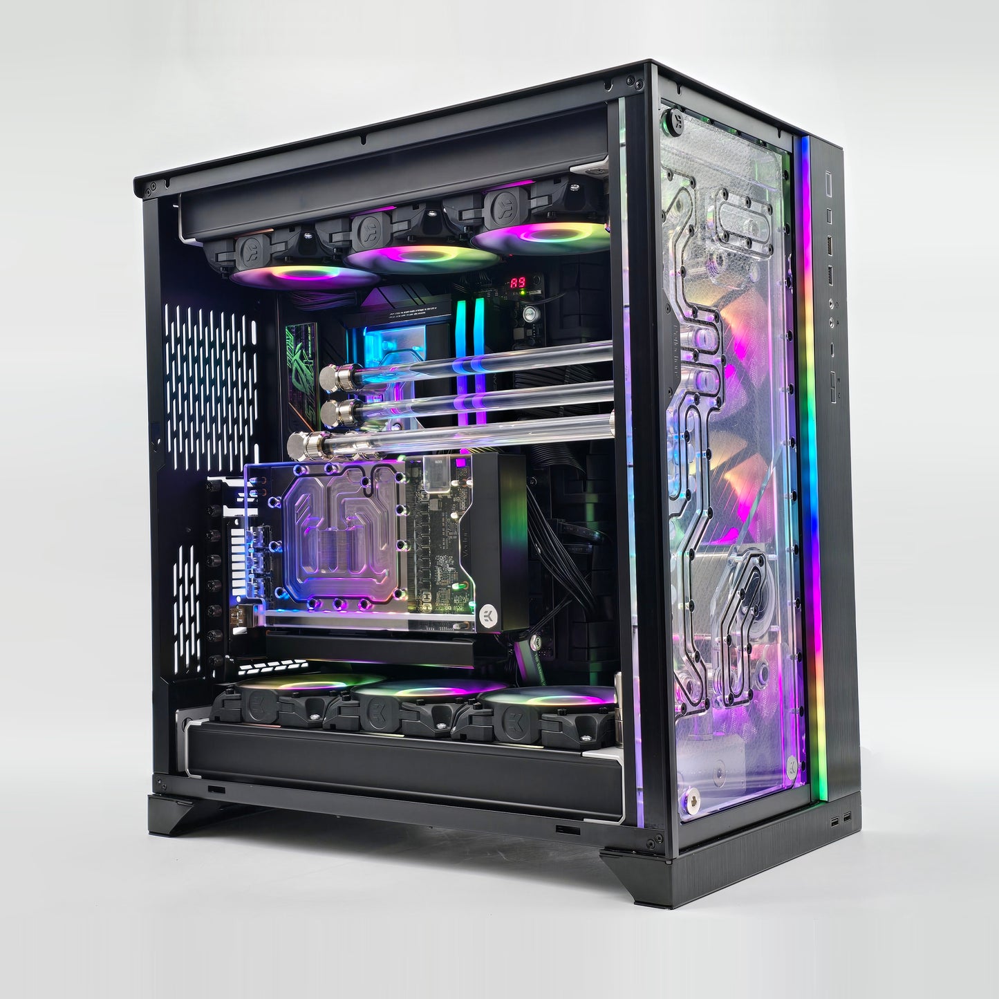 RTX 4090, Ryzen 9950X3D, 96GB DDR5, 4TB NVMe, Custom Liquid Cooled EK Gaming PC