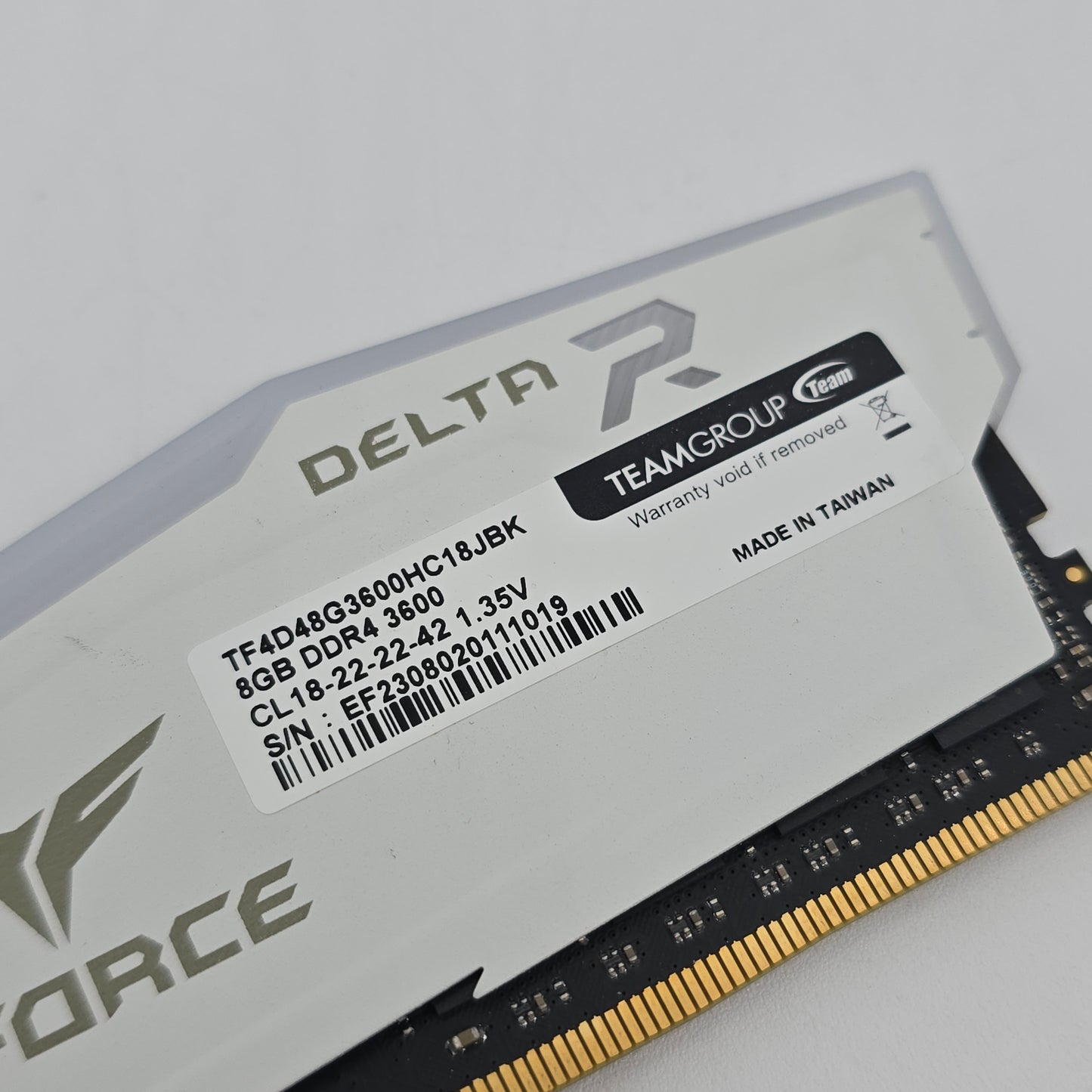 32GB Teamgroup TForce DDR4 RAM 3600MHz, CL18-22-22-42 Desktop Computer Memory