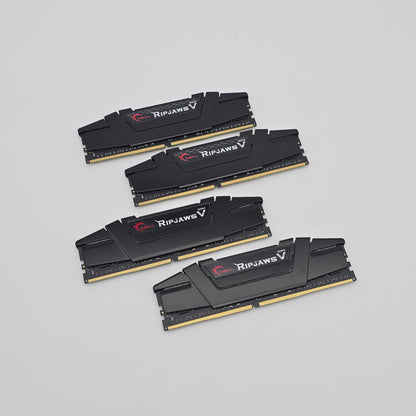 64GB DDR4 G.Skill Ripjaws RAM, 4x16GB 3600MHz CL16-19-19-39 Desktop Memory Kit
