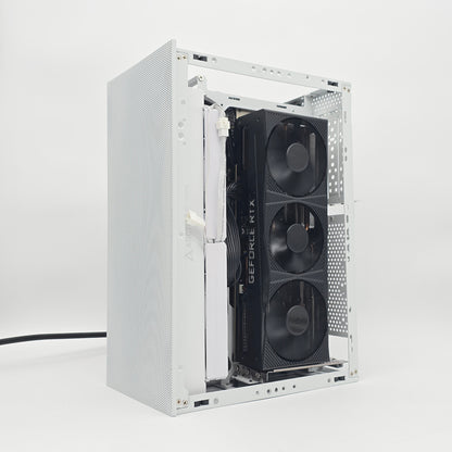 RTX 4080 Super, Ryzen 9 7950X3D, 64GB DDR5, 2TB NVMe SSD, Custom White Mini-ITX Gaming PC
