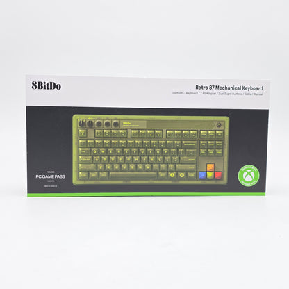 8BitDo Retro 87 Xbox Mechanical RGB Backlit Gaming Keyboard, Kailh Jellyfish X Switches