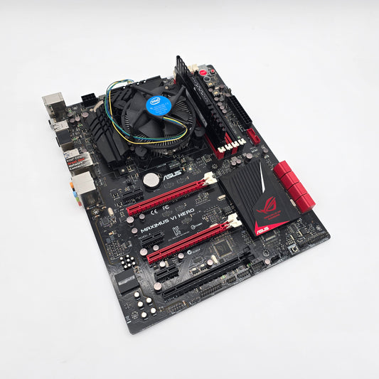 ASUS ROG MAXIMUS VI Hero LGA 1150 Motherboard with Intel i7-4770K Gaming CPU Processor, 8GB Corsair DDR3 RAM, CPU+MOBO+RAM Combo