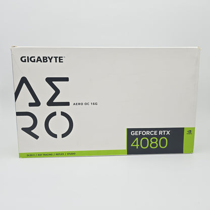 RTX 4080 Gigabyte AERO OC 16GB White, NVIDIA Gaming Graphics Card GPU