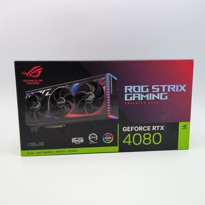 RTX 4080 ASUS ROG STRIX 16GB, NVIDIA Gaming Graphics Card GPU