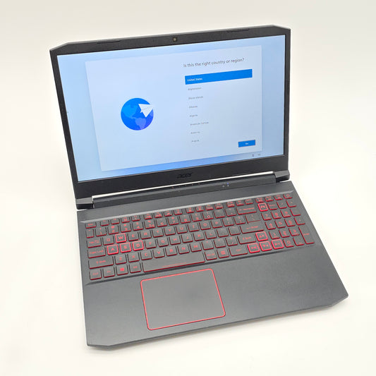 Acer Nitro 5, RTX 3050, Intel Core i5-10300H, 32GB DDR4, 15.6" FHD 144Hz, Windows Gaming Laptop