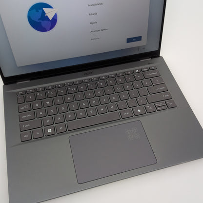 ACER Swift 14 AI, Snapdragon X Plus, 16GB DDR5 Ram, 1TB Storage, 14.5" 2560x1600 120Hz Laptop
