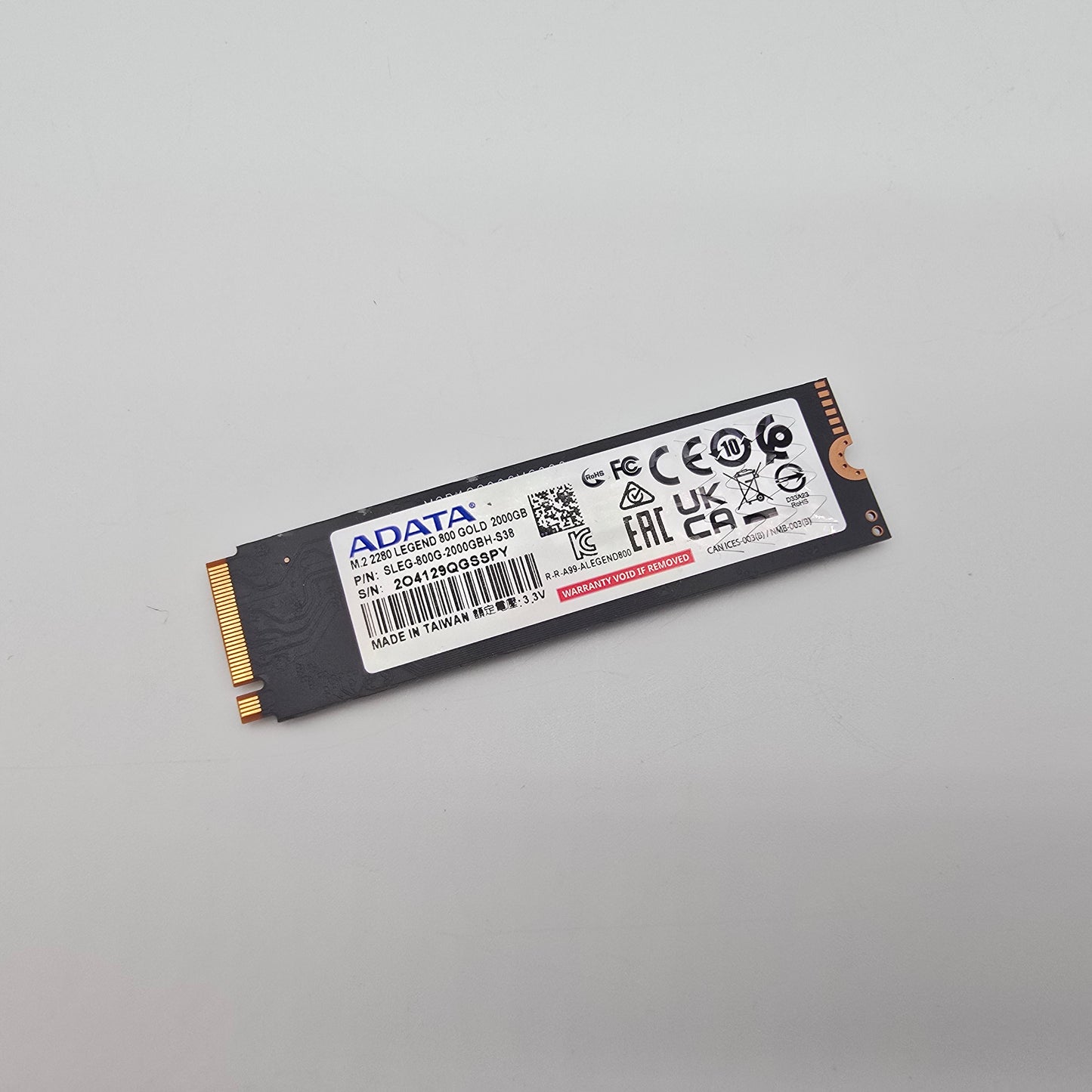 ADATA Legend 800 Gold 2TB, NVMe SSD Storage