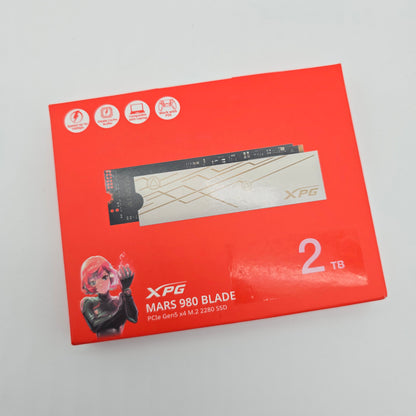 ADATA XPG Mars 980 Blade 2TB M.2 NVMe Gen5 SSD, Internal Gaming Solid State Drive Storage