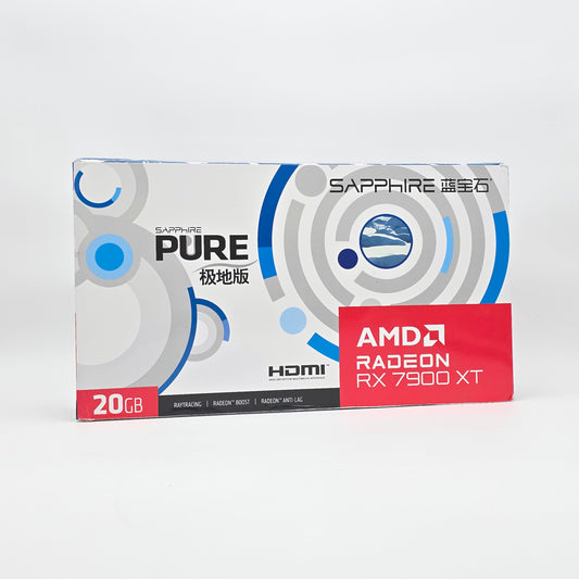 RX 7900 XT Sapphire Pure 20GB, AMD Radeon Gaming Graphics Card GPU, 7900XT