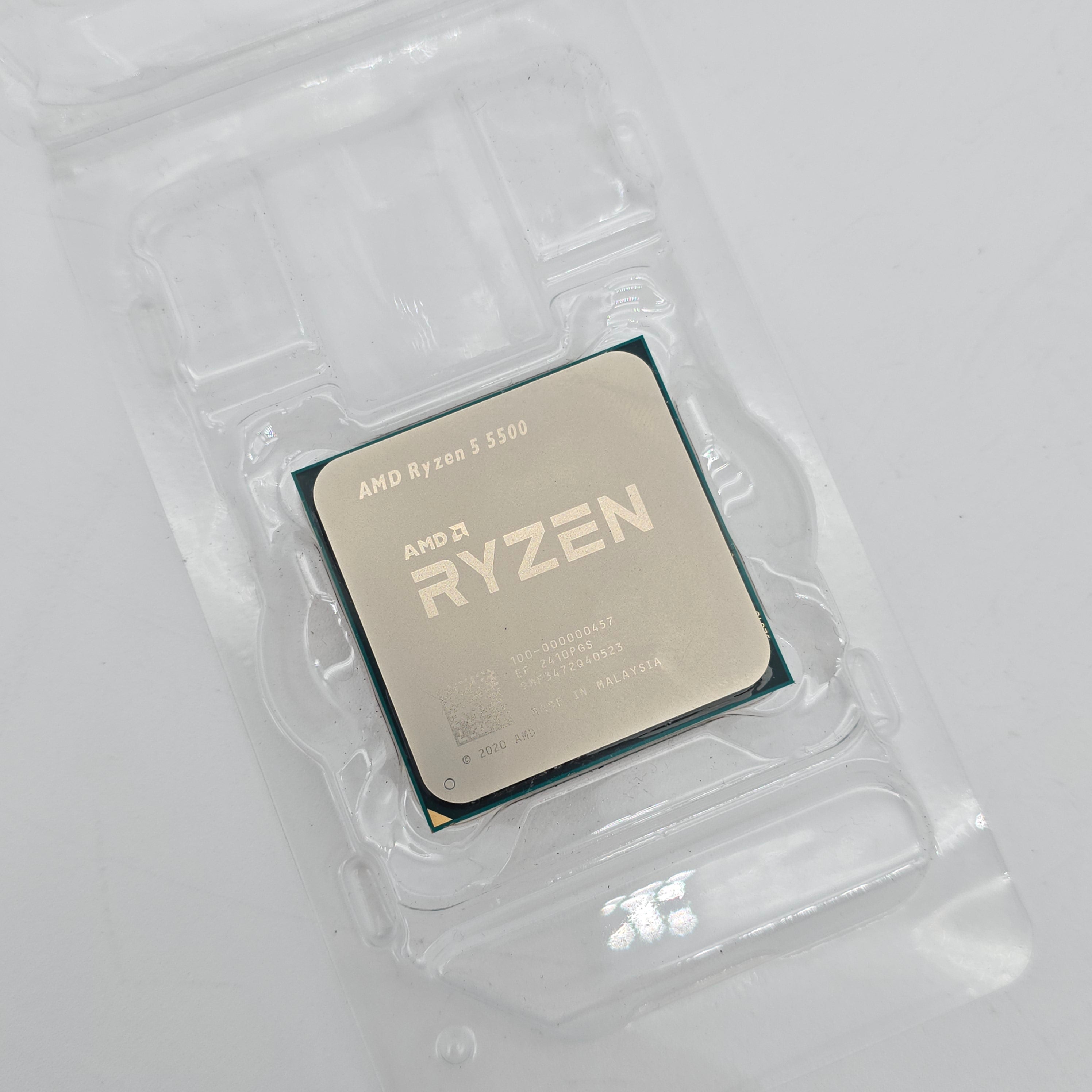 Amd ryzen 5 5500 | 6 jeder 12 niti do 4,2 ghz | am4 zen 3 65w | tray brez hladilnika | procesor 3 Amd ryzen 5 5500 am4 tray procesor v zaščitni embalaži
