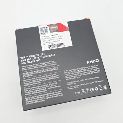 AMD Ryzen 9 9950X3D, Socket AM5, Gaming Desktop Processor CPU