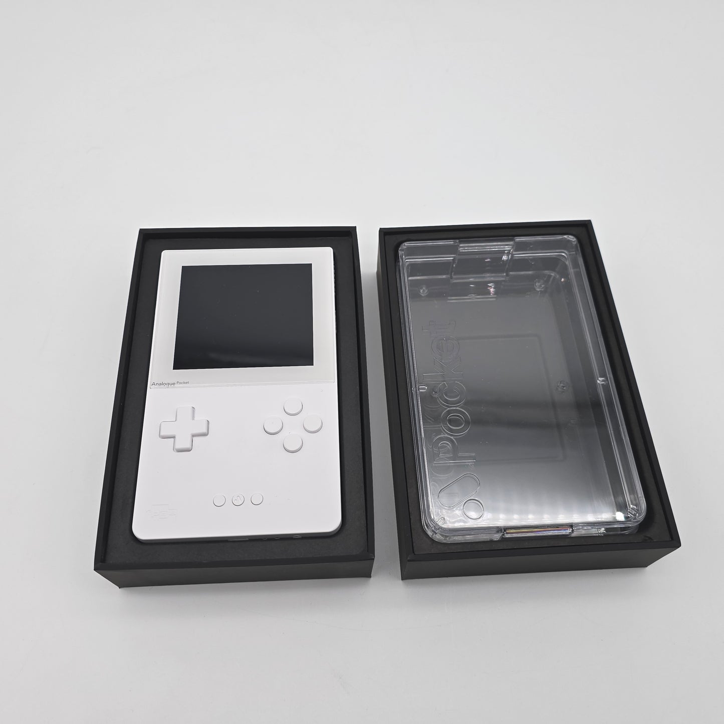 Analogue Pocket White Gaming Handheld w/ 1TB Micro SD and Hard Case