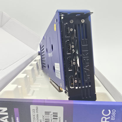 Intel ARC B580 Sparkle Titan OC 12GB, Intel Gaming Graphics Card GPU