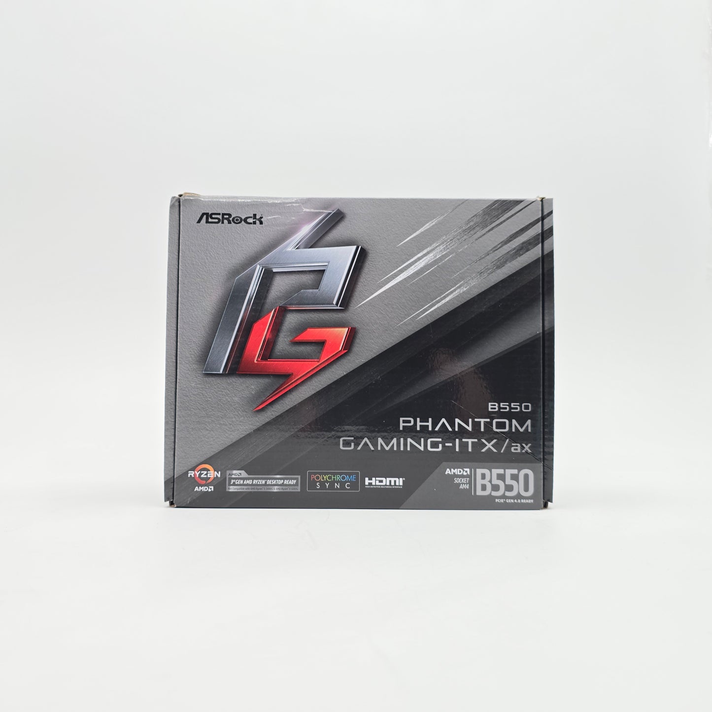 ASRock B550 Phantom Gaming-ITX/ax, Socket AM4, Desktop Gaming Motherboard