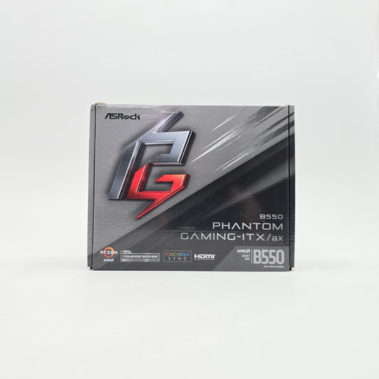 ASRock B550 Phantom Gaming-ITX/ax, Socket AM4, Desktop Gaming Motherboard