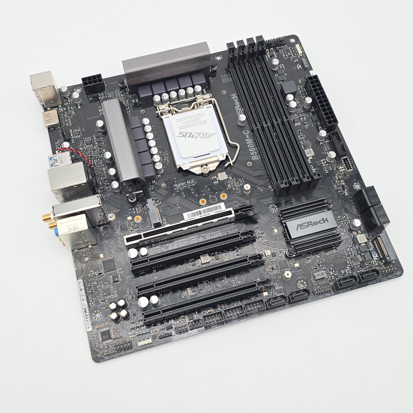 ASRock B560M-C, Socket LGA1200, Micro-ATX Desktop Gaming Motherboard