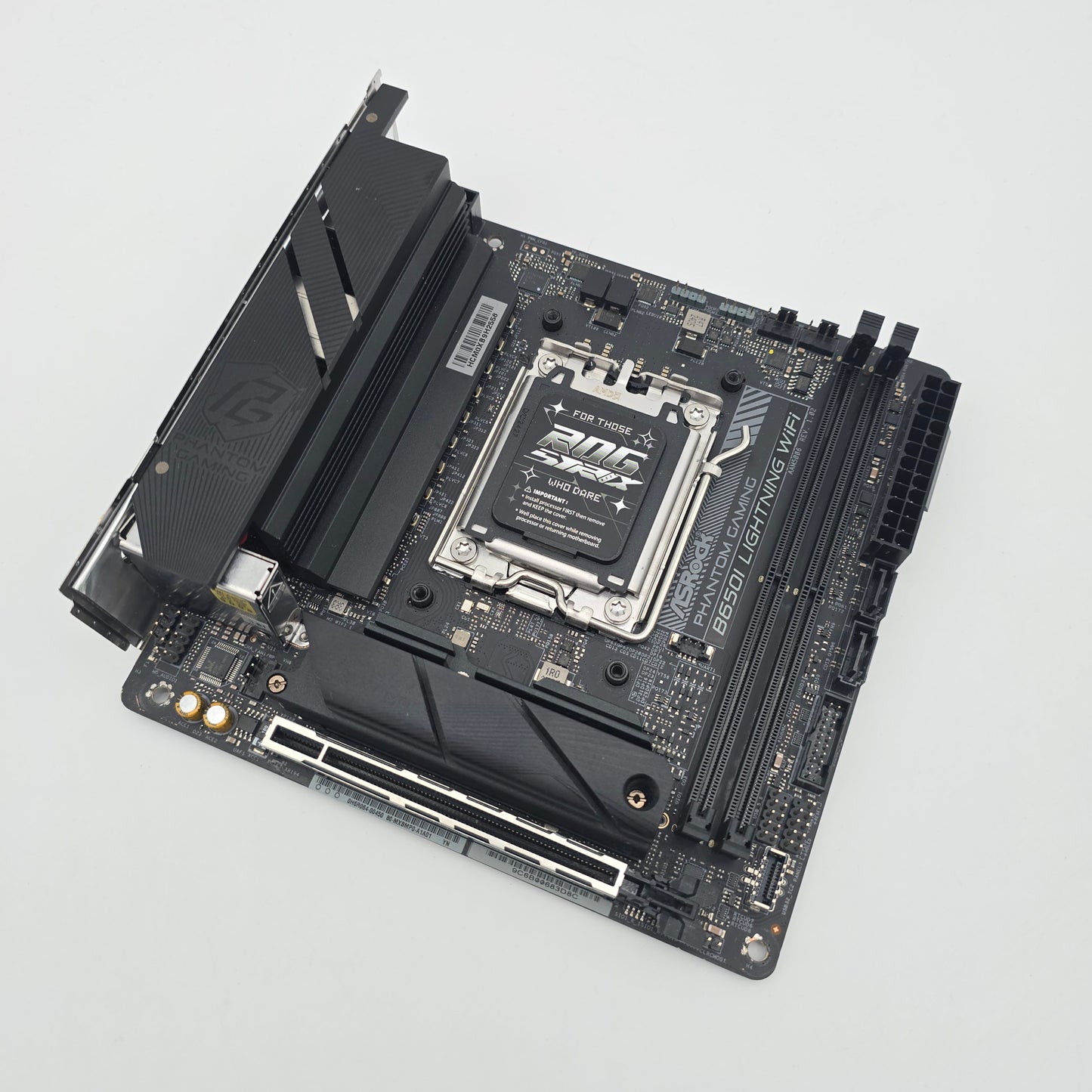 ASRock Phantom Gaming B650I Lightning WiFi, Socket AM5, ITX Desktop Gaming Motherboard