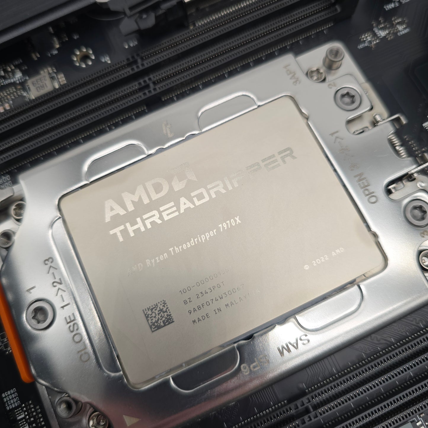 ASRock TRX50WS Creator Motherboard, AMD Threadripper 7970X Processor CPU Bundle