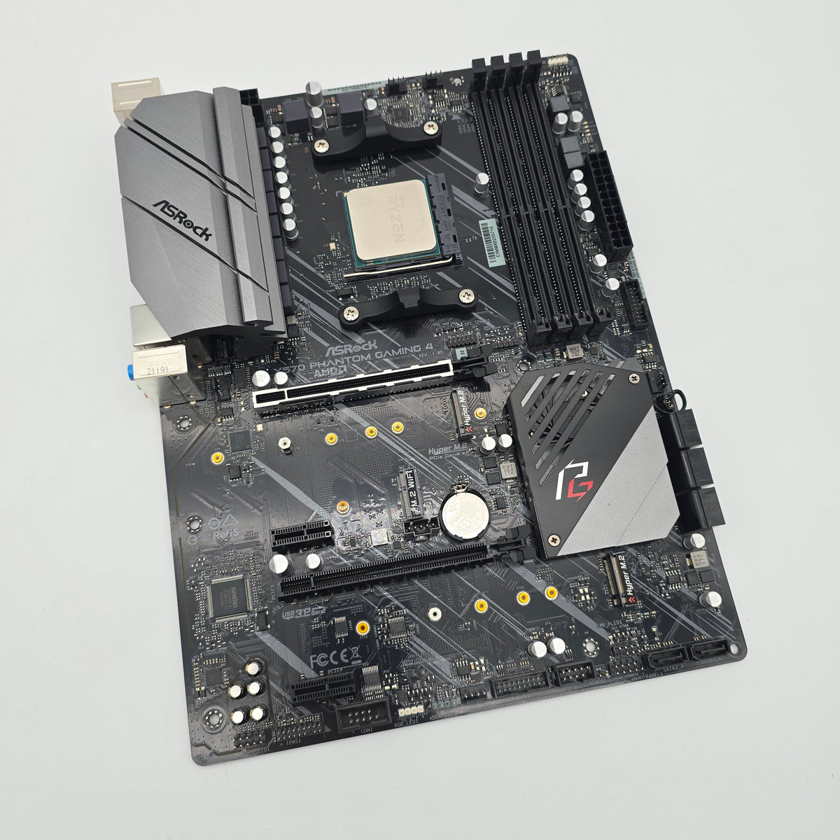 ASRock X570 Phantom Gaming 4 ATX Gaming Motherboard, AMD Ryzen 7 5700G Processor CPU Combo