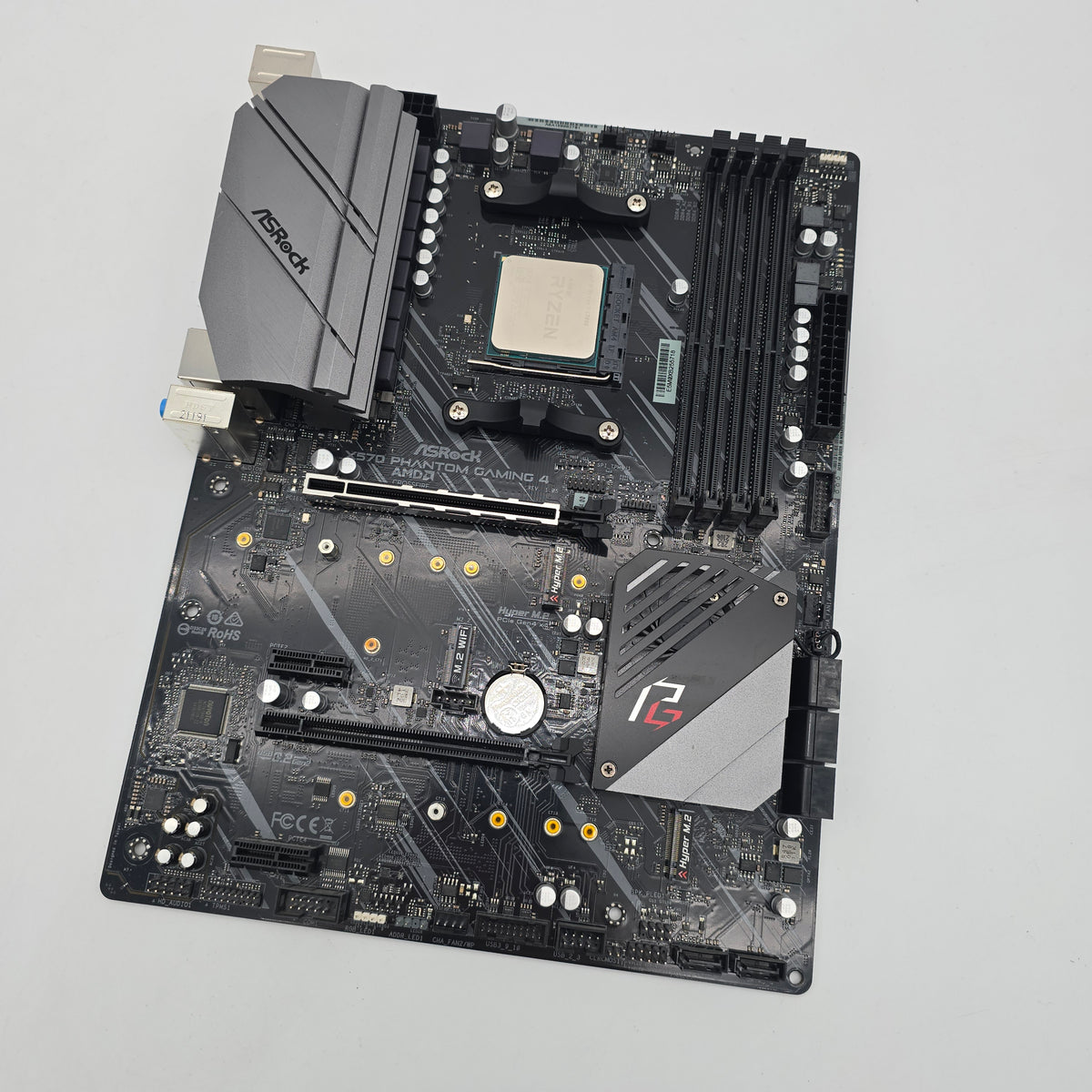 ASRock X570 Phantom Gaming 4 ATX Gaming Motherboard, AMD Ryzen 7 5700G Processor CPU Combo