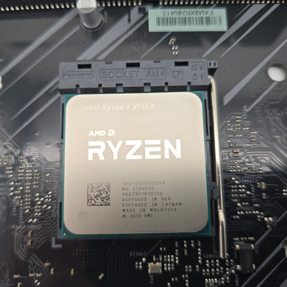 ASRock X570 Phantom Gaming 4 Motherboard, AMD Ryzen 9 5950X Processor CPU, 32GB G.Skill TridentZ DDR4 3600MHz RAM Combo