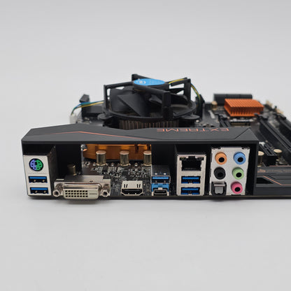 ASRock Z170M Extreme4 Motherboard with i5 6500 CPU and Cooler, Micro-ATX Gaming Motherboard